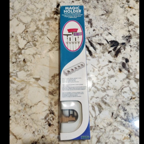 Magic Holder 5 Position Broom Mop Holder - Picture 2 of 3